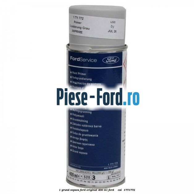 1 Grund vopsea Ford original 400 ML Ford Galaxy 2000-2006 2.3 16V 140 cai #E04CB314B5
