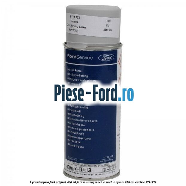 1 Grund vopsea Ford original 400 ML Ford Mustang Mach-E MACH-E (CGW) EV 258 cai #6265DD991C