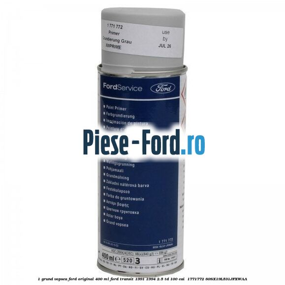 1 Grund vopsea Ford original 400 ML Ford Transit 1991-1994 2.5 TD 100 cai  #3071609D7C