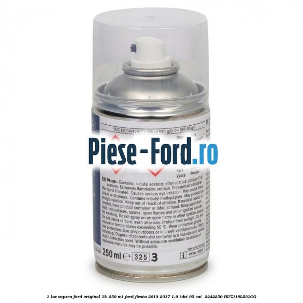 1 Lac vopsea Ford original 1K 250 ml Ford Fiesta 2013-2017 1.6 TDCi 95 cai  #7BBF5CB00C
