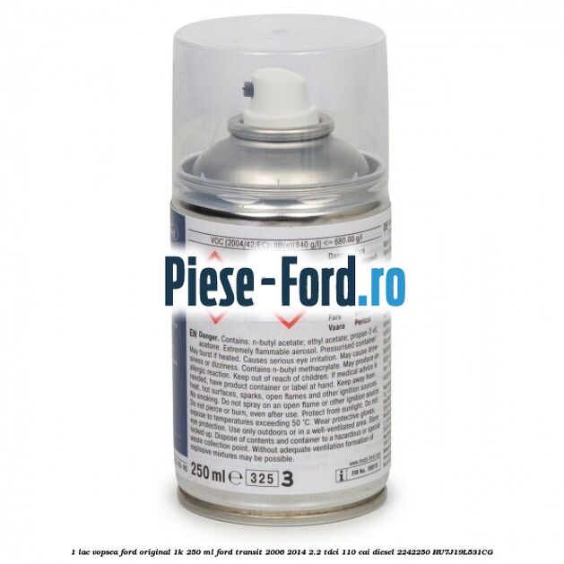 1 Lac vopsea Ford original 1K 250 ml Ford Transit 2006-2014 2.2 TDCi 110 cai diesel #D89F21E949