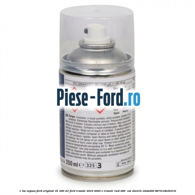 1 Lac vopsea Ford original 1K 250 ml Ford Transit 2019-2023 E-TRANSIT RWD 269  cai electric #B2232F7379