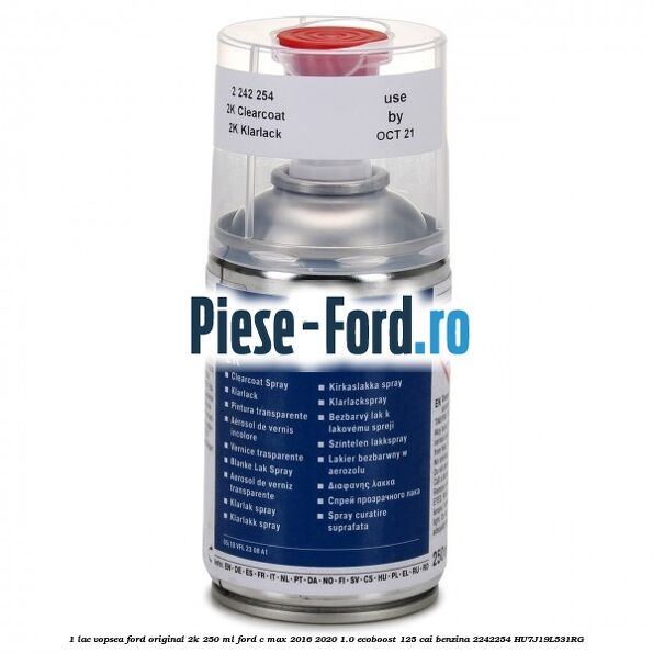 1 Lac vopsea Ford original 2K 250 ML Ford C-Max 2016-2020 1.0 EcoBoost 125 cai benzina #E8479ADD28