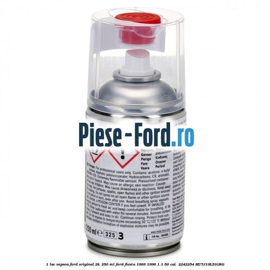 1 Lac vopsea Ford original 2K 250 ML Ford Fiesta 1989-1996 1.1 50 cai  #54EE8025F3