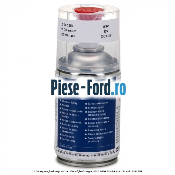 1 Lac vopsea Ford original 2K 250 ML Ford Ranger 2016-2020 2.2 TDCi 4x4 131 cai #9FA24D1F35