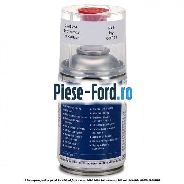 1 Lac vopsea Ford original 2K 250 ML Ford S-Max 2015-2023 1.5 EcoBoost 160 cai  #9D2C04BCC5