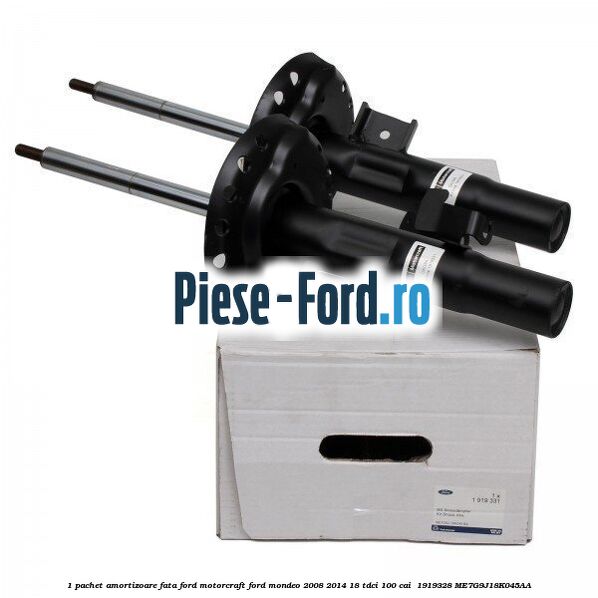 1 Pachet amortizoare fata Ford Motorcraft Ford Mondeo 2008-2014 1.8 TDCi 100 cai #0601AC437B