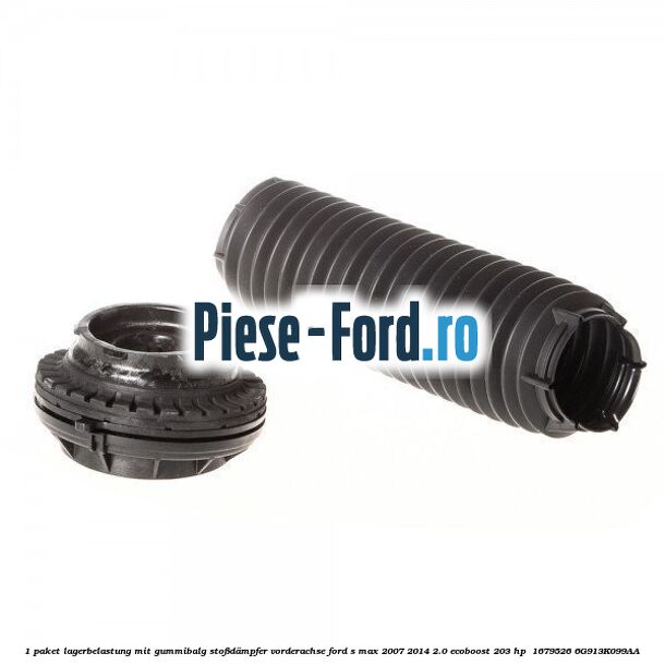 1 Paket Lagerbelastung mit Gummibalg Stoßdämpfer Vorderachse Ford S-Max 2007-2014 2.0 EcoBoost 203 HP  #CB917DABC8