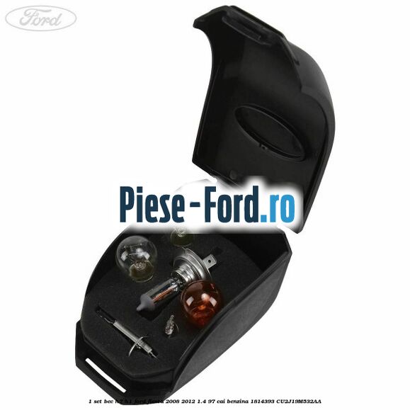 1 Set bec H7/H1 Ford Fiesta 2008-2012 1.4 97 cai benzina #FBBAC3D6FB
