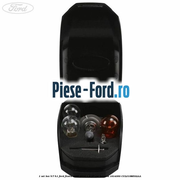 1 Set bec H7/H1 Ford Fiesta 2008-2012 1.4 97 cai benzina #FBBAC3D6FB