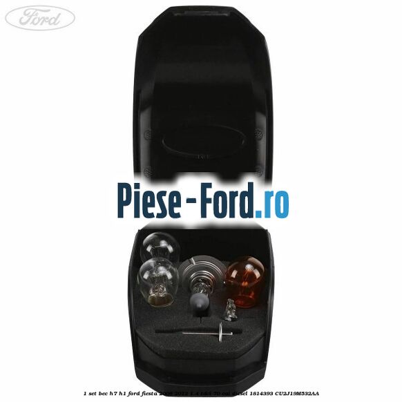 1 Set bec H7/H1 Ford Fiesta 2008-2012 1.4 TDCi 70 cai diesel #0C02D901DA