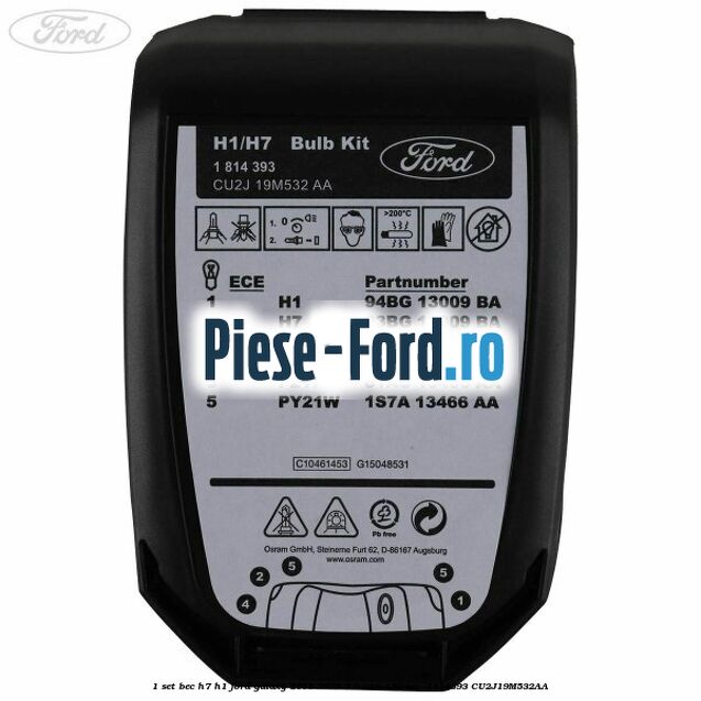 1 Set bec H7/H1 Ford Galaxy 2015-2023 2.0 TDCi 150 cai  #E5CBA7041C