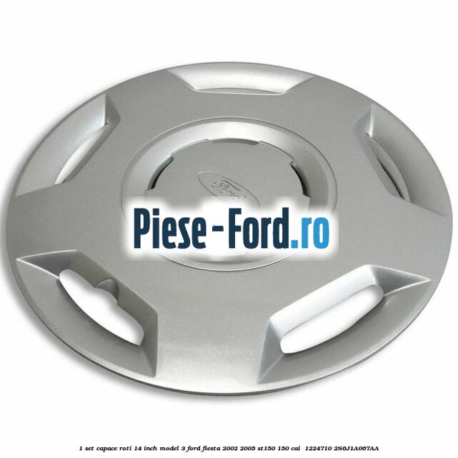 1 Set capace roti 14 inch model 3 Ford Fiesta 2002-2005 ST150 150 cai  #FFC6FCA925