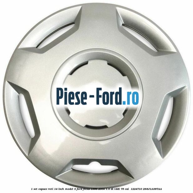 1 Set capace roti 14 inch model 3 Ford Focus 1998-2004 1.8 DI/TDDi 75 cai  #9EDD2EFCD2