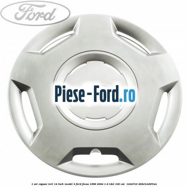 1 Set capace roti 14 inch model 3 Ford Focus 1998-2004 1.8 TDCi 100 cai  #CF8AAD9503