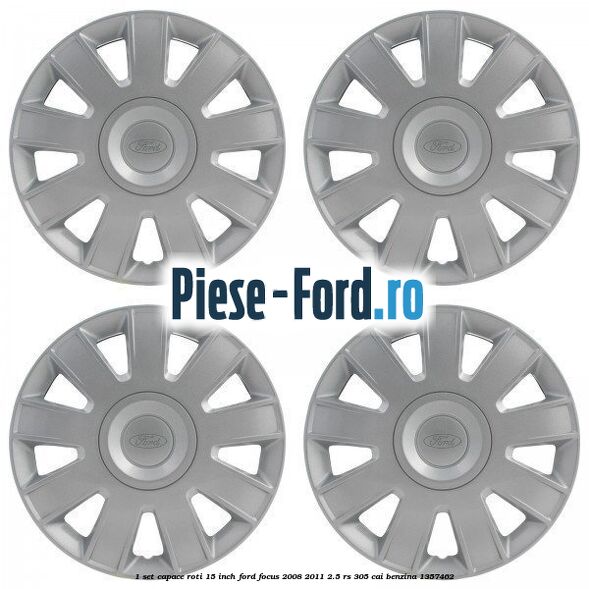 1 Set capace roti 15 inch Ford Focus 2008-2011 2.5 RS 305 cai