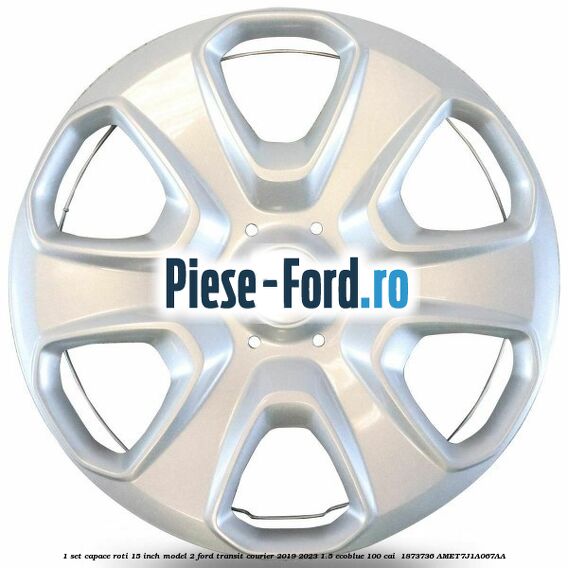 1 Set capace roti 15 inch model 2 Ford Transit Courier 2019-2023 1.5 EcoBlue 100 cai #44BE18D699 1 Set capace roti 15 inch model 2 Ford Transit Courier 2019-2023 1.5 EcoBlue 100 cai #44BE18D699