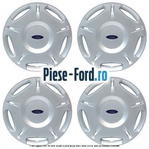 1 Set capace roti 16 inch model 2 Ford Focus 2011-2014 2.0 ST 250 cai