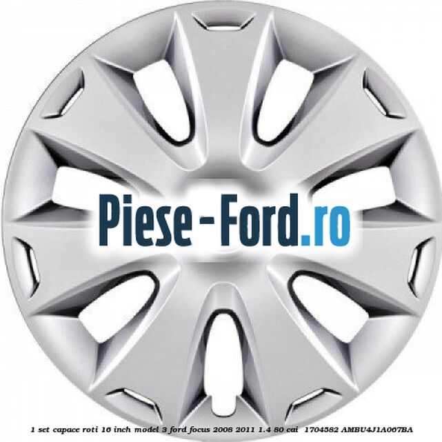 1 Set capace roti 16 inch model 3 Ford Focus 2008-2011 1.4 80 cai  #33E6F86F12