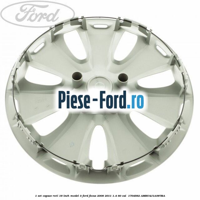 1 Set capace roti 16 inch model 3 Ford Focus 2008-2011 1.4 80 cai  #33E6F86F12