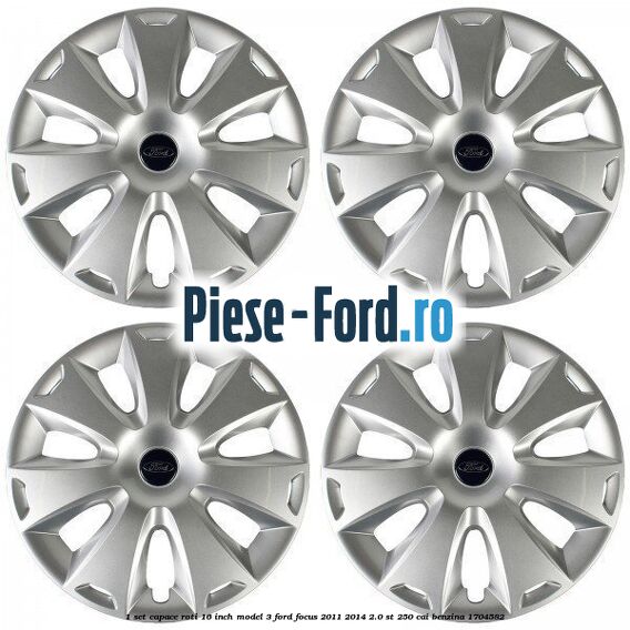 1 Set capace roti 16 inch model 3 Ford Focus 2011-2014 2.0 ST 250 cai