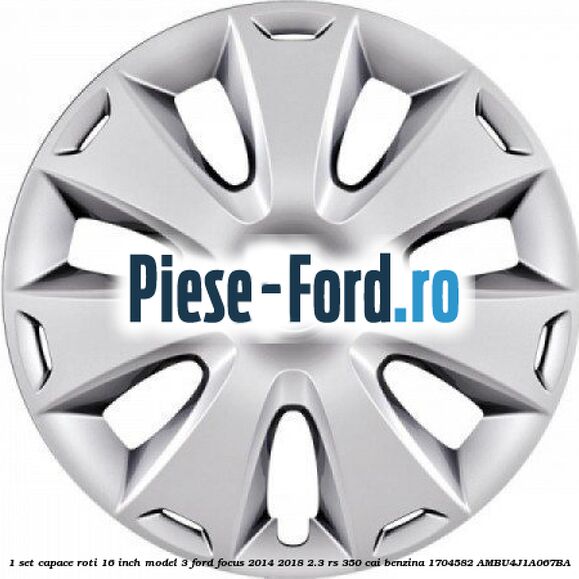 1 Set capace roti 16 inch model 3 Ford Focus 2014-2018 2.3 RS 350 cai benzina #002DD75F7E