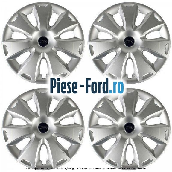1 Set capace roti 16 inch model 3 Ford Grand C-Max 2011-2015 1.6 EcoBoost 150 cai