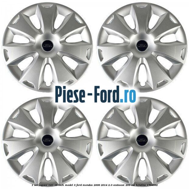 1 Set capace roti 16 inch model 3 Ford Mondeo 2008-2014 2.0 EcoBoost 203 cai