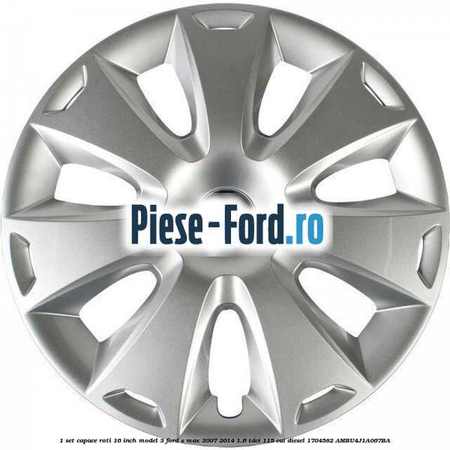 1 Set capace roti 16 inch model 3 Ford S-Max 2007-2014 1.6 TDCi 115 cai diesel