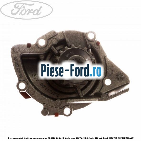 1 Set curea distributie cu pompa apa an 01/2011-10/2014 Ford S-Max 2007-2014 2.0 TDCi 115 cai diesel #A8363D6DC6