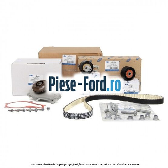 1 Set curea distributie cu pompa apa Ford Focus 2014-2018 1.5 TDCi 120 cai