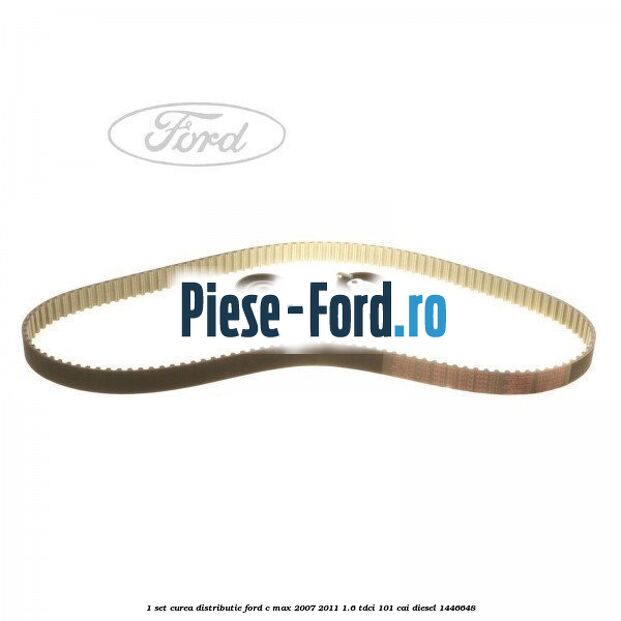 1 Set curea distributie Ford C-Max 2007-2011 1.6 TDCi 101 cai diesel #1CFAB1C862
