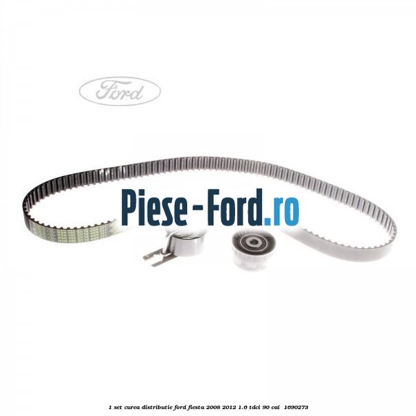 1 Set curea distributie Ford Fiesta 2008-2012 1.6 TDCi 90 cai  #9F91983848