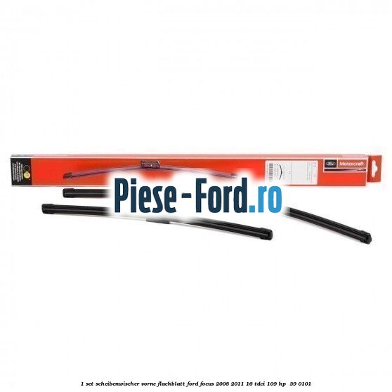 1 Set Scheibenwischer vorne Flachblatt Ford Focus 2008-2011 1.6 TDCi 109 HP #A7560D0910