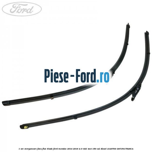 1 Set stergatoare fata flat blade Ford Mondeo 2014-2018 2.0 TDCi 4x4 150 cai diesel #48CB13EB2A