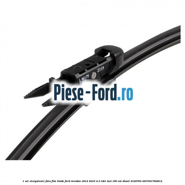 1 Set stergatoare fata flat blade Ford Mondeo 2014-2018 2.0 TDCi 4x4 150 cai diesel #48CB13EB2A