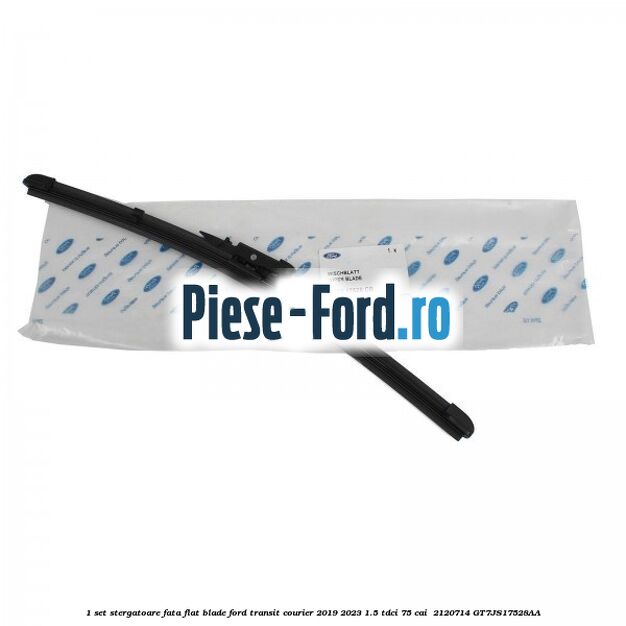 1 Set stergatoare fata flat blade Ford Transit Courier 2019-2023 1.5 TDCi 75 cai  #88B6479E9A