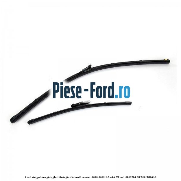 1 Set stergatoare fata flat blade Ford Transit Courier 2019-2023 1.5 TDCi 75 cai  #88B6479E9A