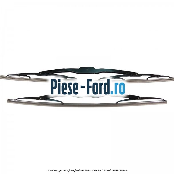 1 Set stergatoare fata Ford Ka 1996-2008 1.3 i 70 cai #D4BA1347DC