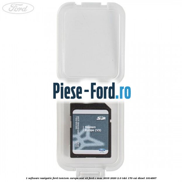 1 Software navigatie Ford TomTom Europa Vest V3 Ford C-Max 2016-2020 2.0 TDCi 170 cai diesel #E7AB53E72A