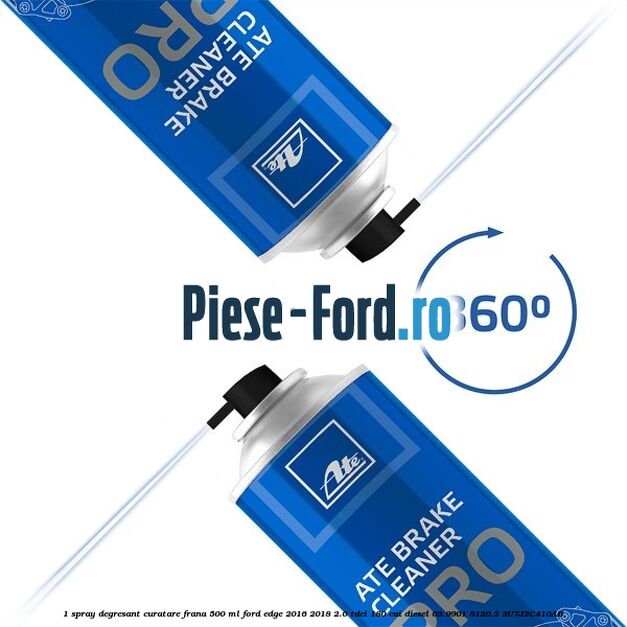 1 Spray degresant curatare frana 500 ML Ford Edge 2016-2018 2.0 TDCi 180 cai diesel #A9DB6693EA