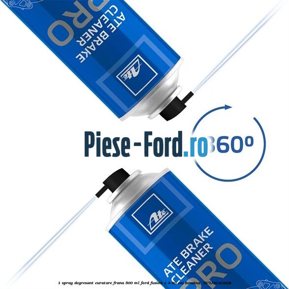 1 Spray degresant curatare frana 500 ML Ford Fusion 1.4 80 cai benzina #D4E027EFC3