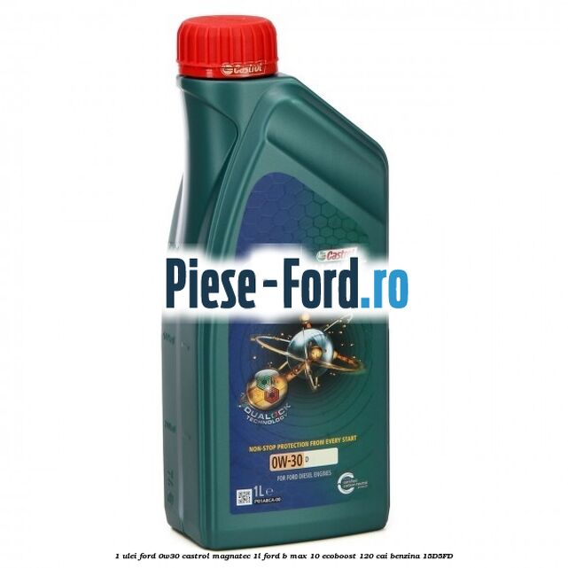 1 Ulei Ford 0W30 Castrol Magnatec 1L Ford B-Max 1.0 EcoBoost 120 cai #F2EC0FF9F4