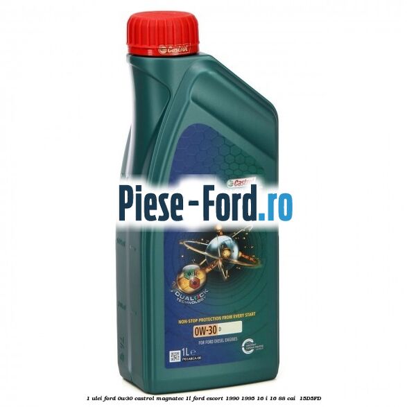 1 Ulei Ford 0W30 Castrol Magnatec 1L Ford Escort 1990-1995 1.6 i 16 88 cai #988BA852E1