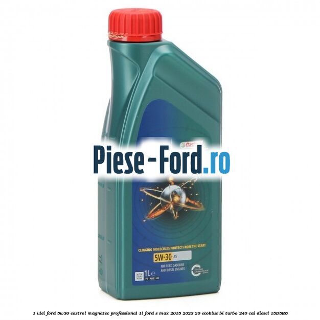 1 Ulei Ford 5W30 Castrol Magnatec Professional 1L Ford S-Max 2015-2023 2.0 EcoBlue Bi-Turbo 240 cai #9B28CC9F0A