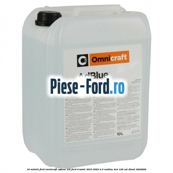 10 Solutie Ford OmniCraft ADBlue 10L Ford Transit 2019-2023 2.0 EcoBlue 4x4 130 cai #02C2C977A4
