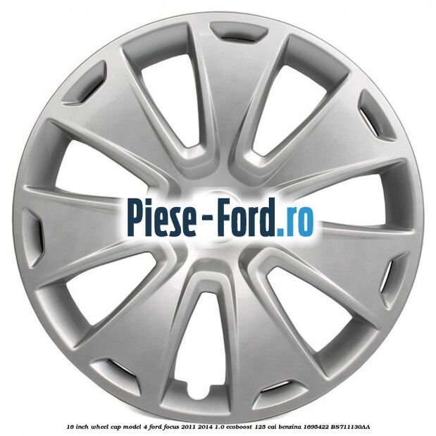 16-inch wheel cap model 4 Ford Focus 2011-2014 1.0 EcoBoost 125 cai benzina #066128DF8D