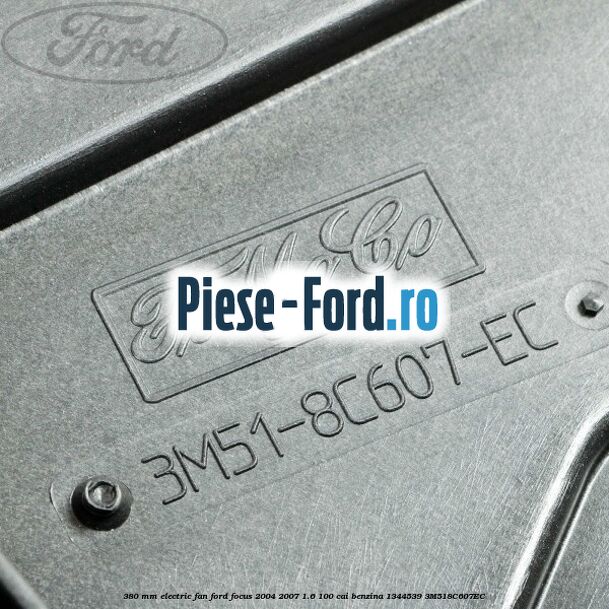 380 mm electric fan Ford Focus 2004-2007 1.6 100 cai benzina #76B3AA458A