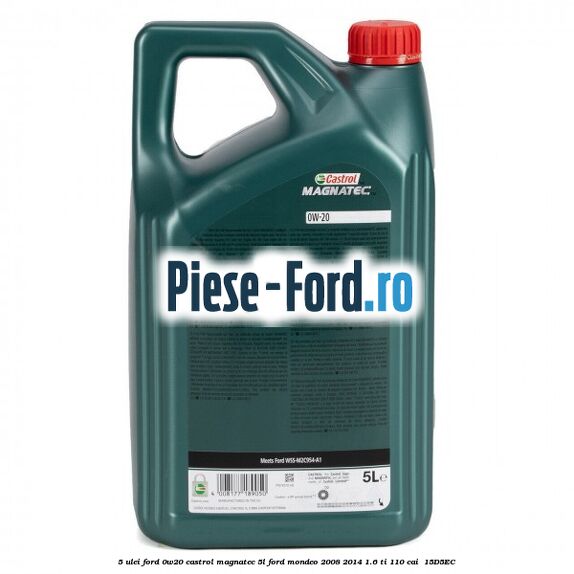 5 Ulei Ford 0W20 Castrol Magnatec 5L Ford Mondeo 2008-2014 1.6 Ti 110 cai  #62D68C920E