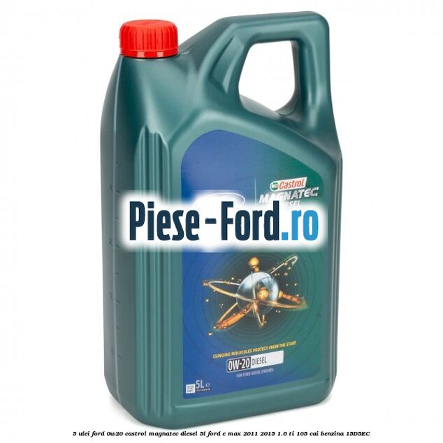 5 Ulei Ford 0W20 Castrol Magnatec Diesel 5L Ford C-Max 2011-2015 1.6 Ti 105 cai benzina #3E412E84BD